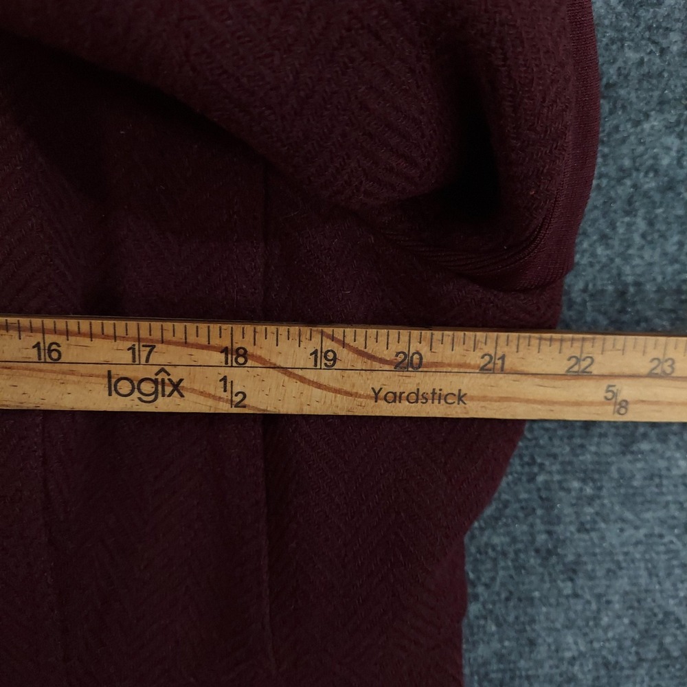 torrid Burgundy Military-Style Trench Coat - Picture 8 of 11